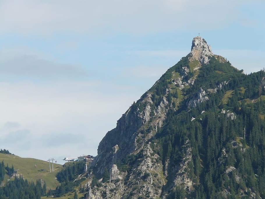Schartschrofen, Allgäu Alps, Alpine, mountains, füssener jöchle, HD wallpaper