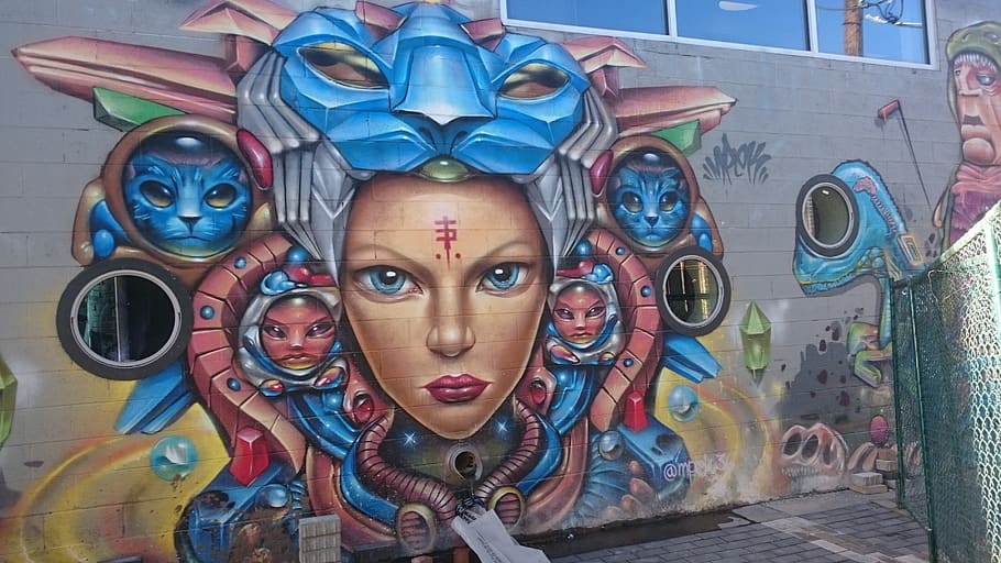 art, denver, mural, representation, human representation, art and craft HD wallpaper