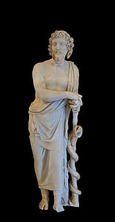 asclepius, statue, greece, ancient, sculpture, archaeological HD wallpaper