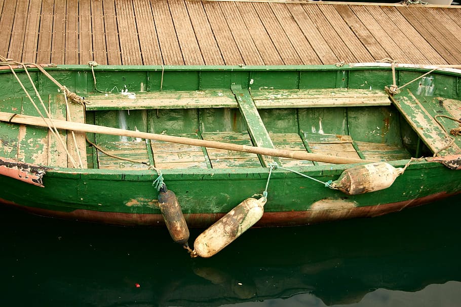 boot, web, paddle, fischer, green, nautical vessel, mode of transportation HD wallpaper