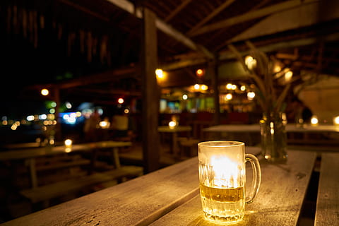 beer, bar, the drink, light, alcohol, beverage, photo, macro HD wallpaper