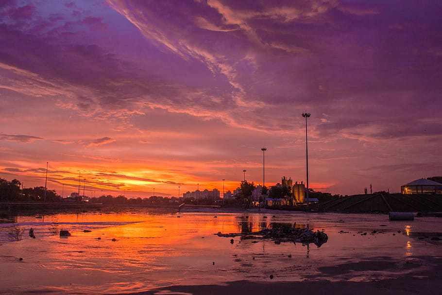 sunset, dramatic, co, sky, nature, sunrise, cloud, landscape HD wallpaper