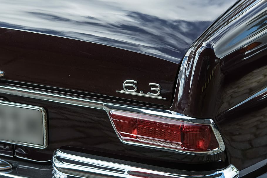 auto, mercedes, oldtimer, chrome, back light, automotive, transport system HD wallpaper