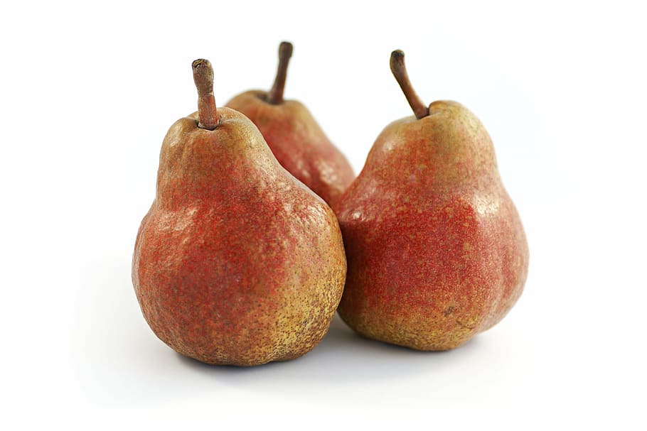 pears, bio, red bartlett, pyrus communis, williams christ, three HD wallpaper