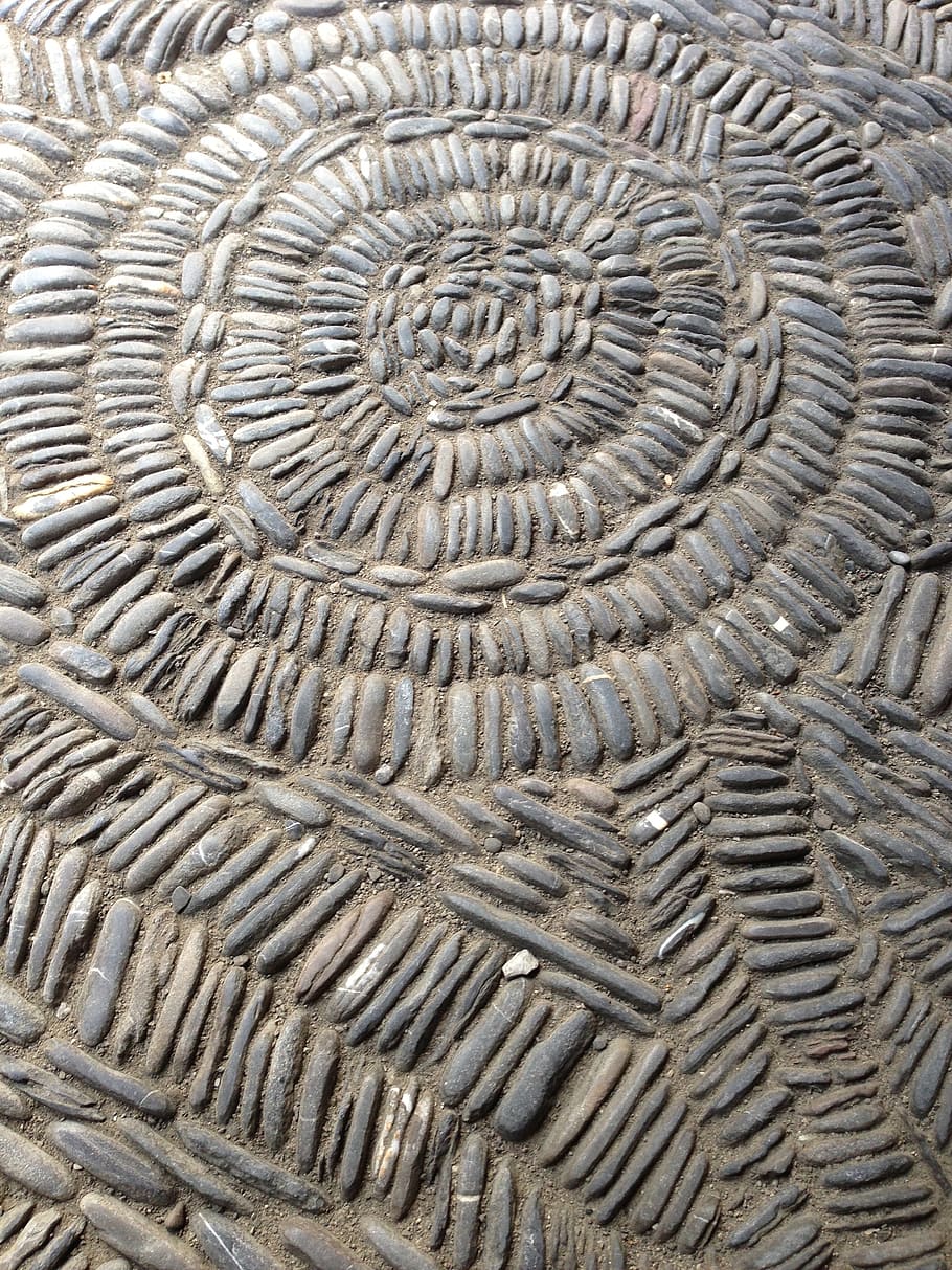 ground, stone, texture, mosaic, structure, art and craft, full frame HD wallpaper