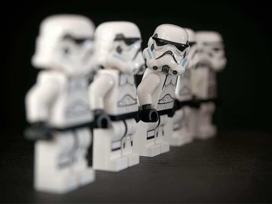 Storm Trooper LEGO toys, stormtrooper, star wars, individual, HD wallpaper