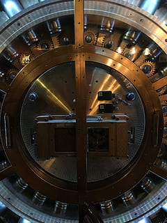 Vault, Copper, Bank, machine Part, machinery, steel, circle HD wallpaper