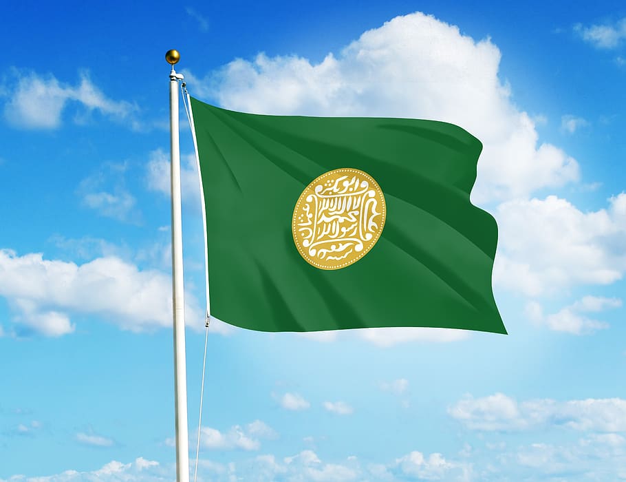 HD wallpaper rohingya flag arakan flag rohang flag cloud sky