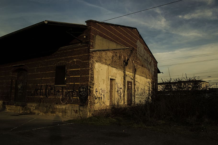 Barn, Home, Old, Building, Brick, abandoned, run-Down, architecture And Buildings HD wallpaper
