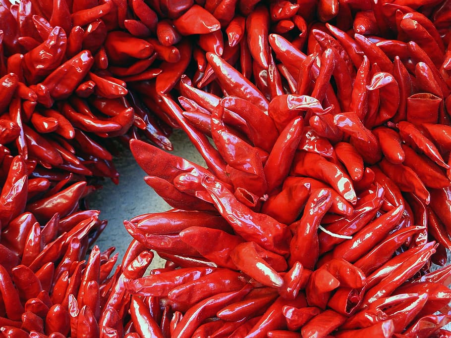 red chili lot, Dried, Hot, Chilli, Pepper, vegetables, plant HD wallpaper