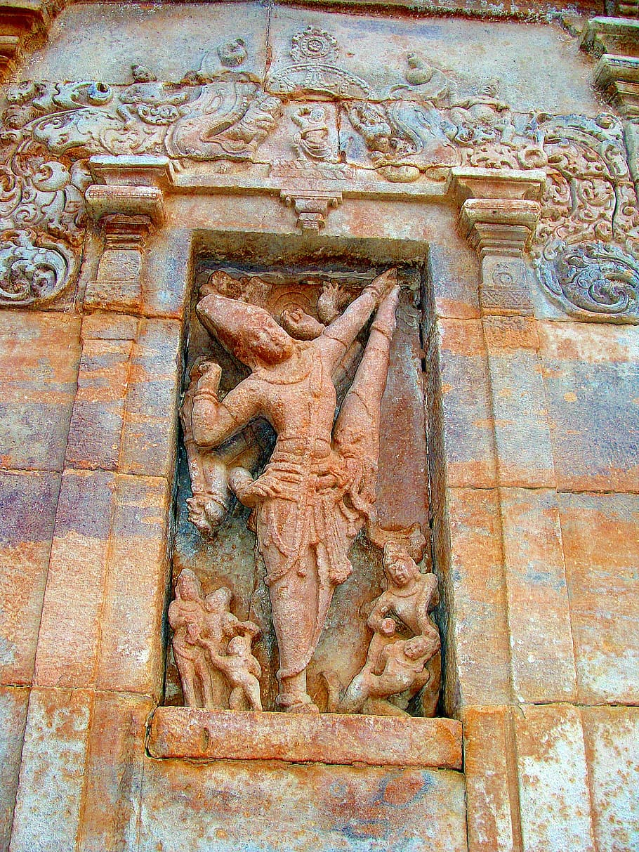 Pattadakal, Unesco, Wall, Carvings, wall carvings, pattadakal monuments
