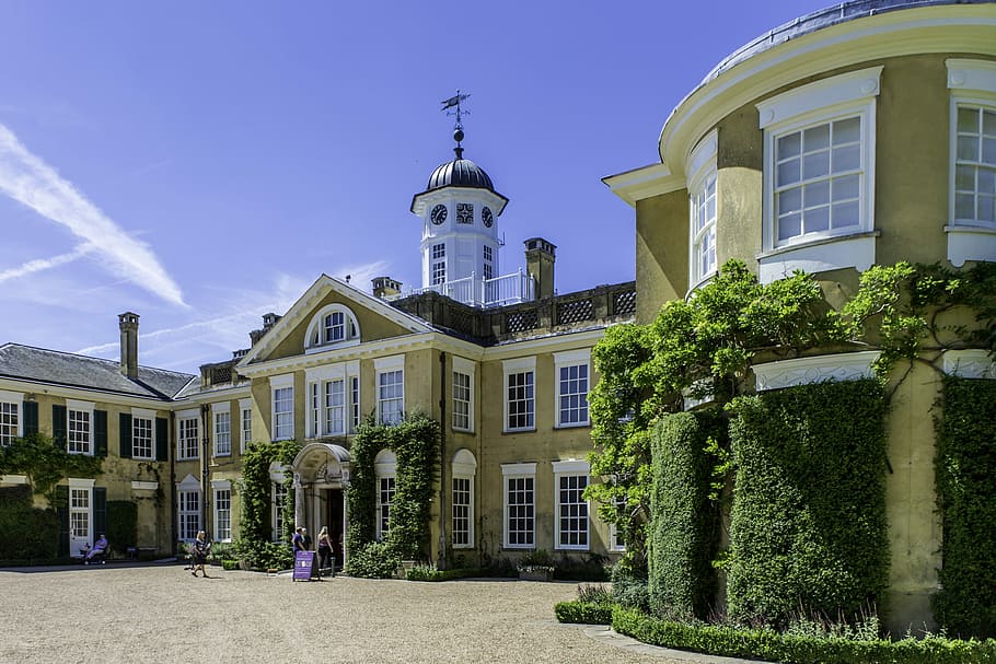 polesden lacey, surrey, national trust, edwardian country house, HD wallpaper