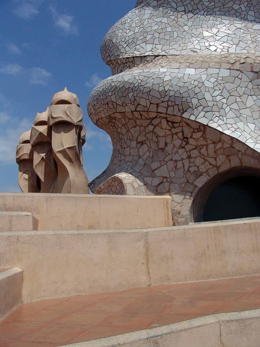 art, architecture, fun, abstract art, barcelona, sculpture HD wallpaper
