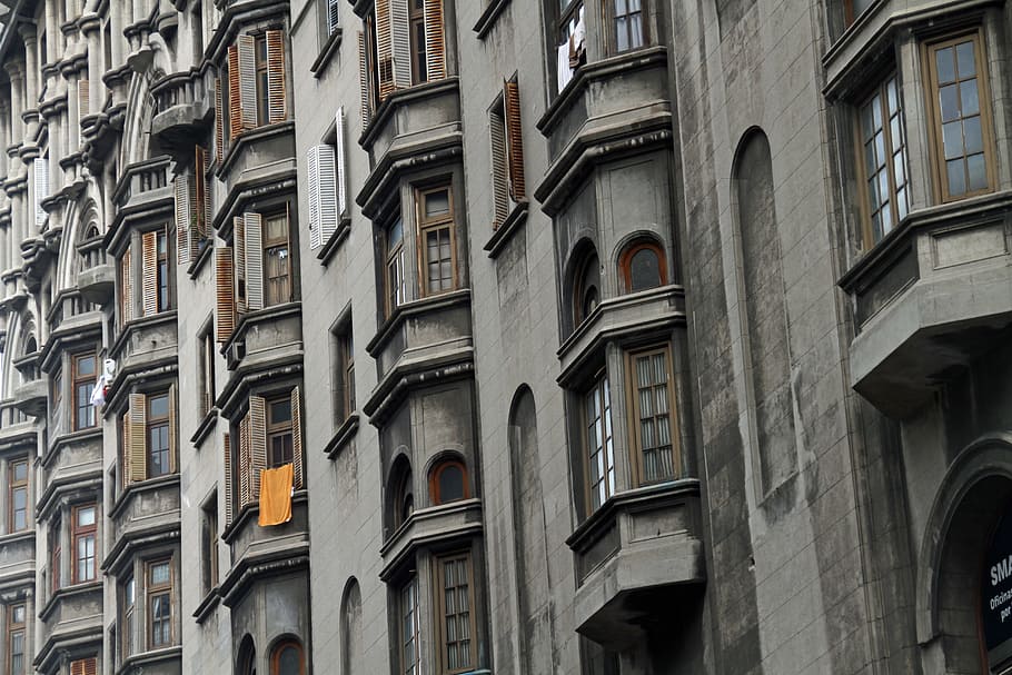 Building, Architecture, Windows, Design, facade, building Exterior HD wallpaper