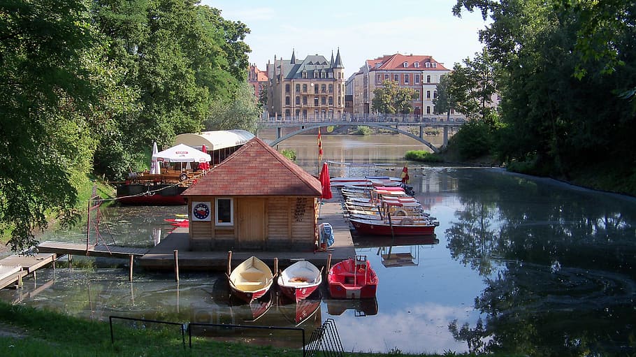 wroclaw, poland, river, water, built structure, architecture HD wallpaper