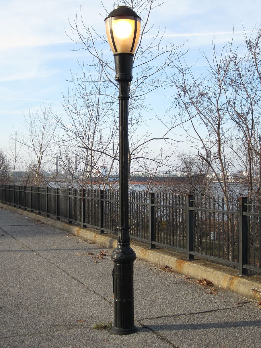 light, vintage, post, park, nyc, street, daylight, old, electricity HD wallpaper