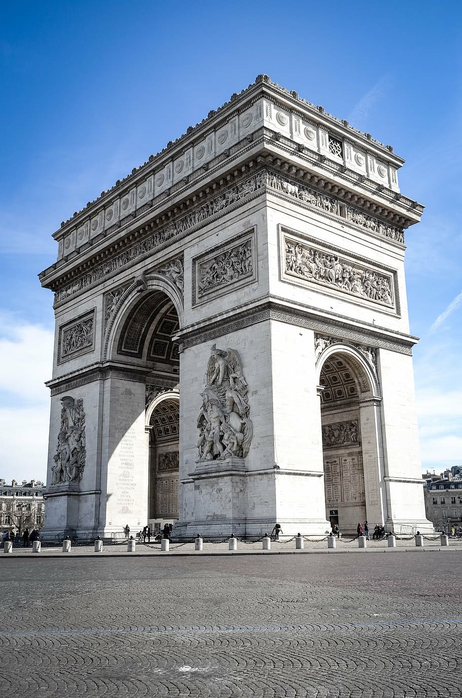 Arch de Triomphe, paris, france, places of interest, cosmopolitan city, HD wallpaper
