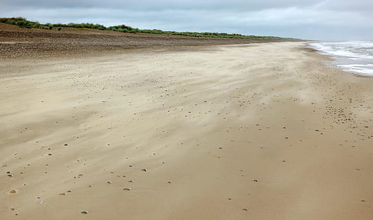 beach, empty, sand, shore, desolate, alone, lonely, sea, seascape HD wallpaper