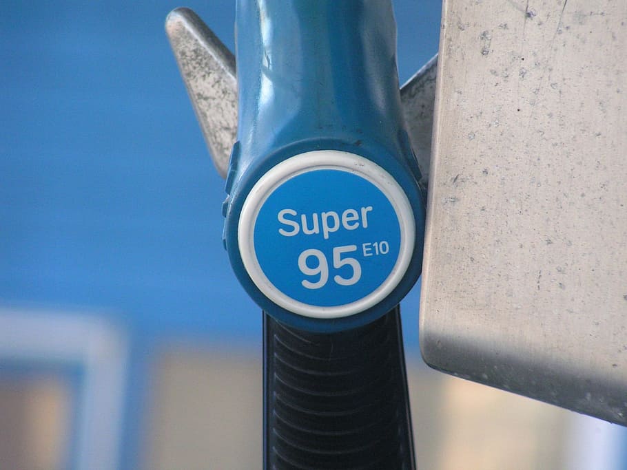 blue Super 95 E10 device, Diesel, Petrol Pump, refueling, gasoline HD wallpaper