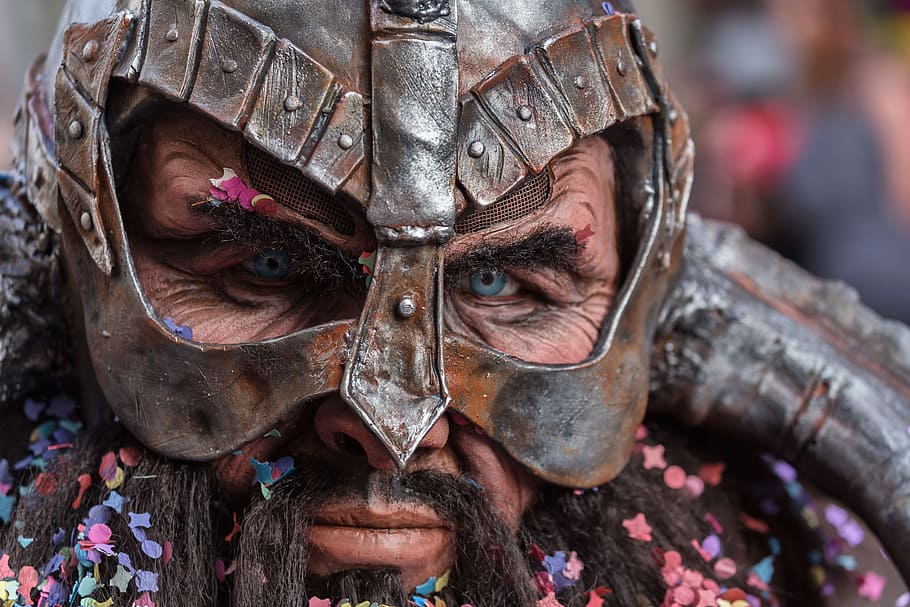 carnival, mask, costume, panel, lucerne, 2015, close-up, vertebrate HD wallpaper