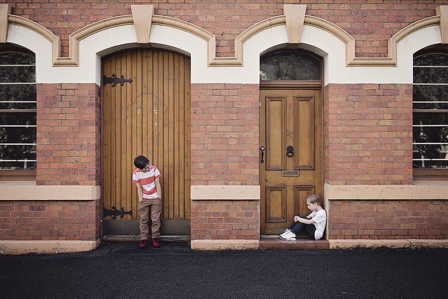hands, people, street, building, architecture, boys, brick wall HD wallpaper