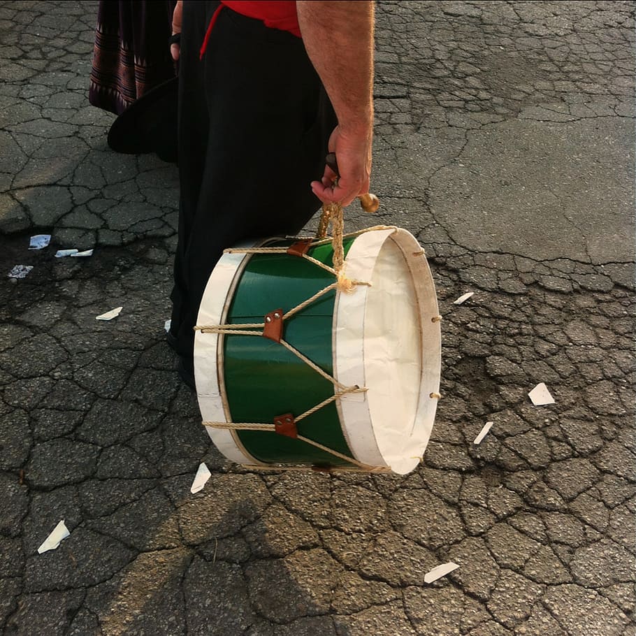 drum, drummer, cracked, parade, asphalt, low section, real people HD wallpaper