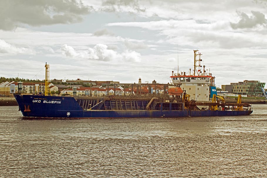 dredger, river tyne, sea, nautical Vessel, transportation, freight Transportation HD wallpaper