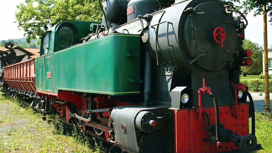 train, old train, travel, transportation, vintage, retro, metal HD wallpaper
