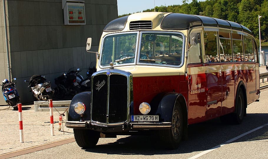 acid, bus, diesel, oldtimer, post cars, mode of transportation HD wallpaper