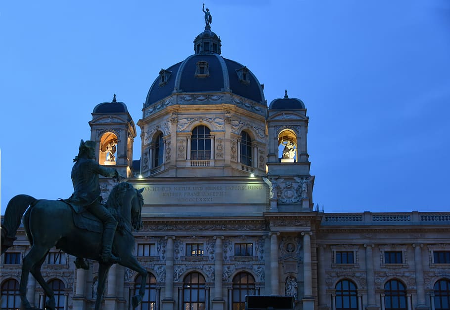 Vienna, Austria, Architecture, Palace, hofburg, night, lights HD wallpaper