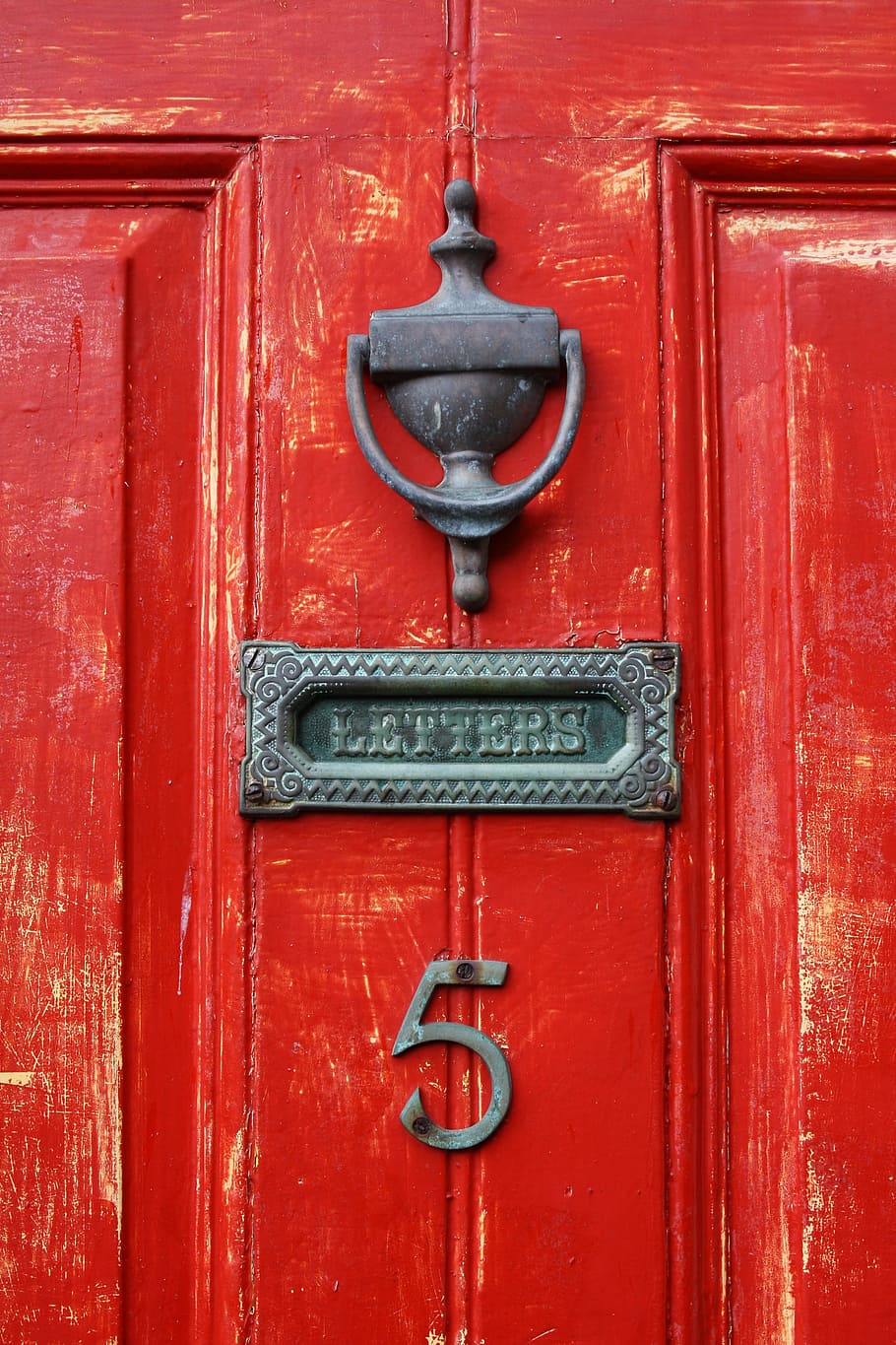 front door, doorknocker, mailbox, yorkshire, red, wallet, vintage, HD wallpaper
