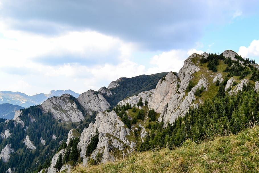 mountain, rocks, sky, landscape, nature, peak, travel, outdoor HD wallpaper