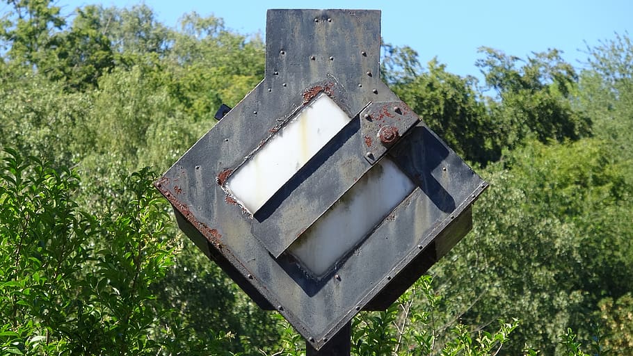 signal, close up, technology, casing, warning, security, old HD wallpaper