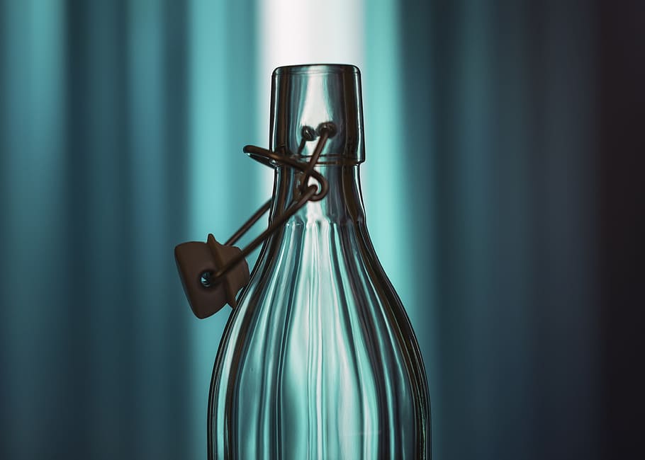 Water Bottle, Creative, background, designed, thirst, drink, HD wallpaper