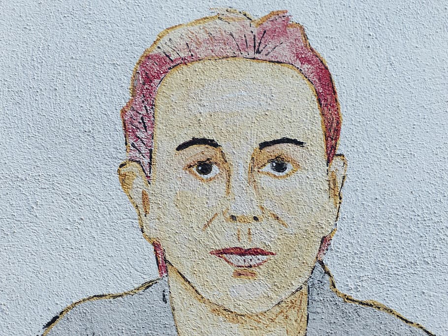 Person, Image, Drawing, Painted, Face, portrait, foreigners HD wallpaper