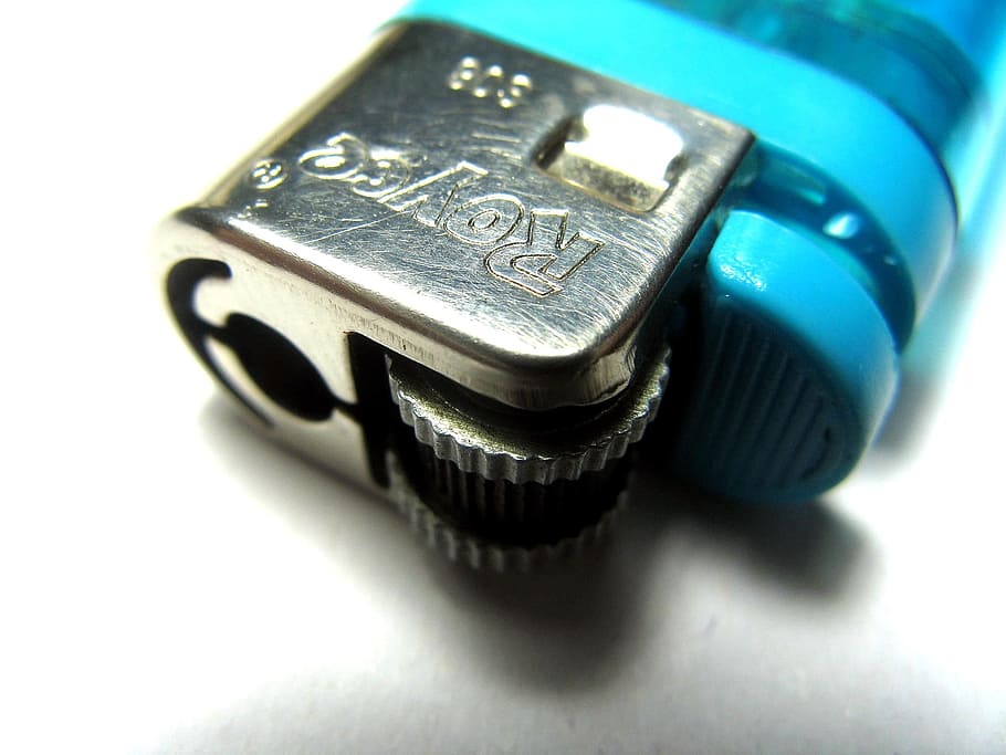 lighter, fire, blue, plasctic, flammable, fuel, gas, finance HD wallpaper