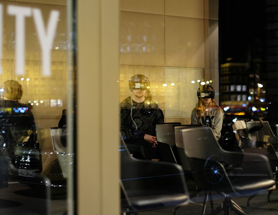 virtualis [un]reality, untitled, window, reflection, virtual reality HD wallpaper