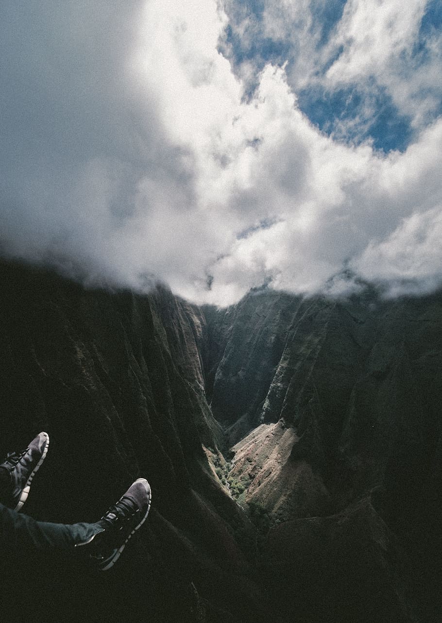 mountains under cloudy blue sky during daytime, Fly Free, valley HD wallpaper