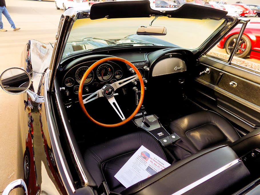 corvette, classic, racecar, mode of transportation, motor vehicle HD wallpaper