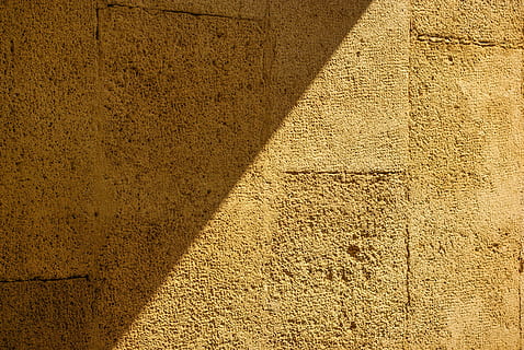 close-up photography of brown concrete pavement, Wall, Stone HD wallpaper