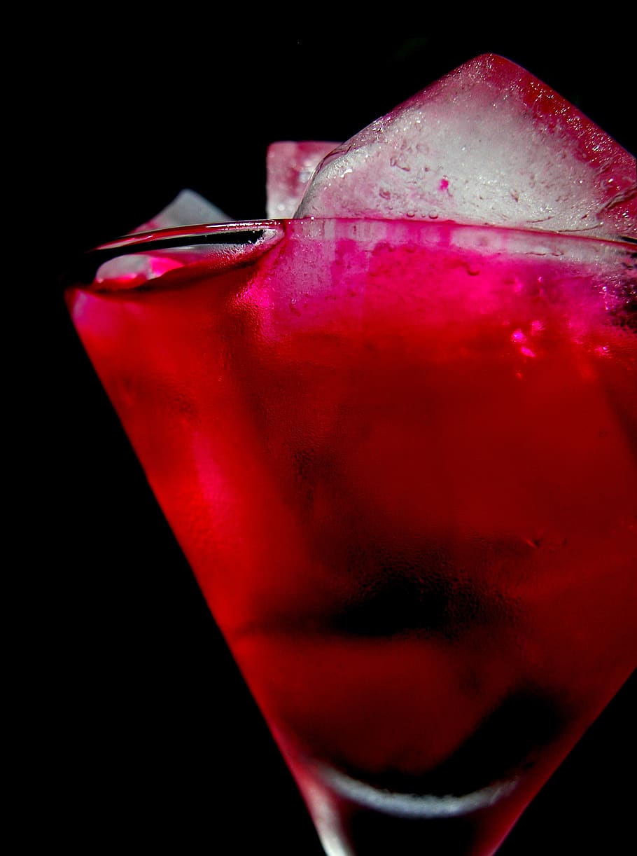 cocktail, drinks, red, glass, alcohol, refreshment, food and drink HD wallpaper