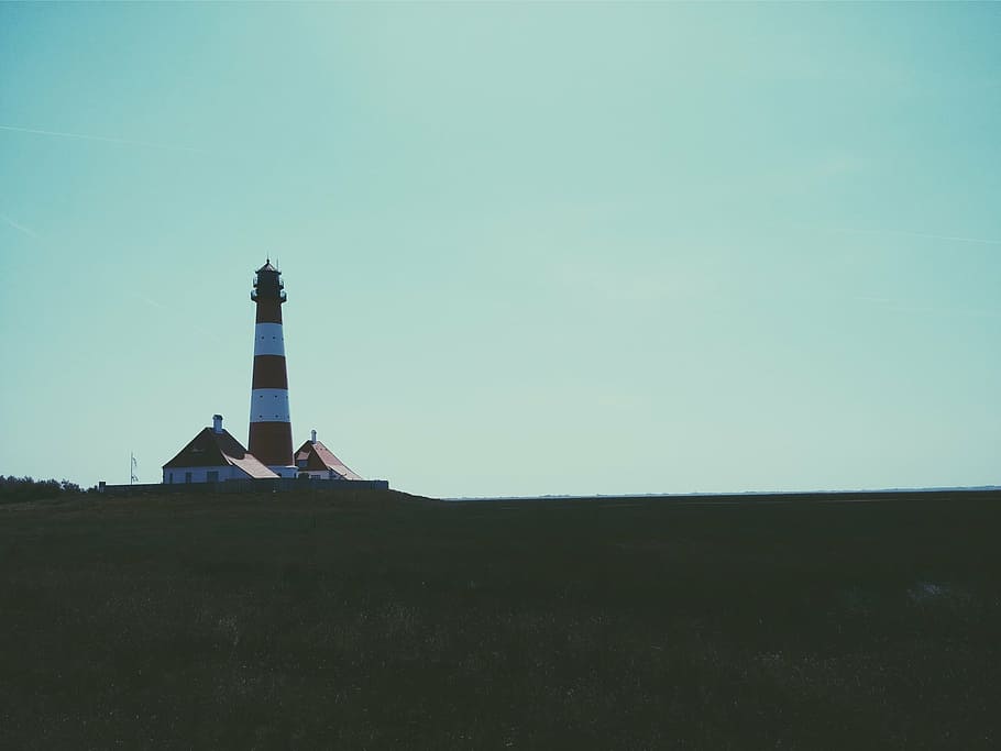 lighthouse, germany, westerhever, famous, destination, landmark HD wallpaper