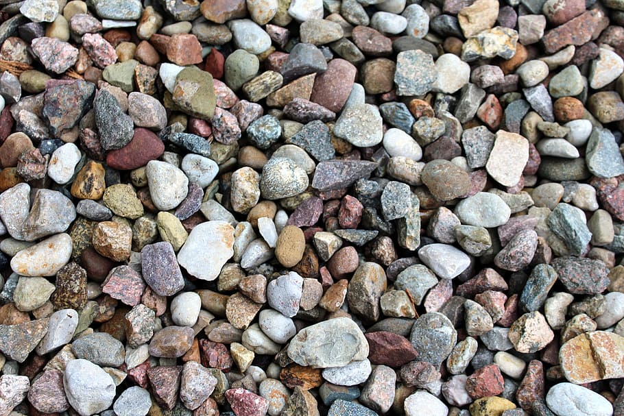 bunch of stone, pebbles, colorful, texture, the background HD wallpaper