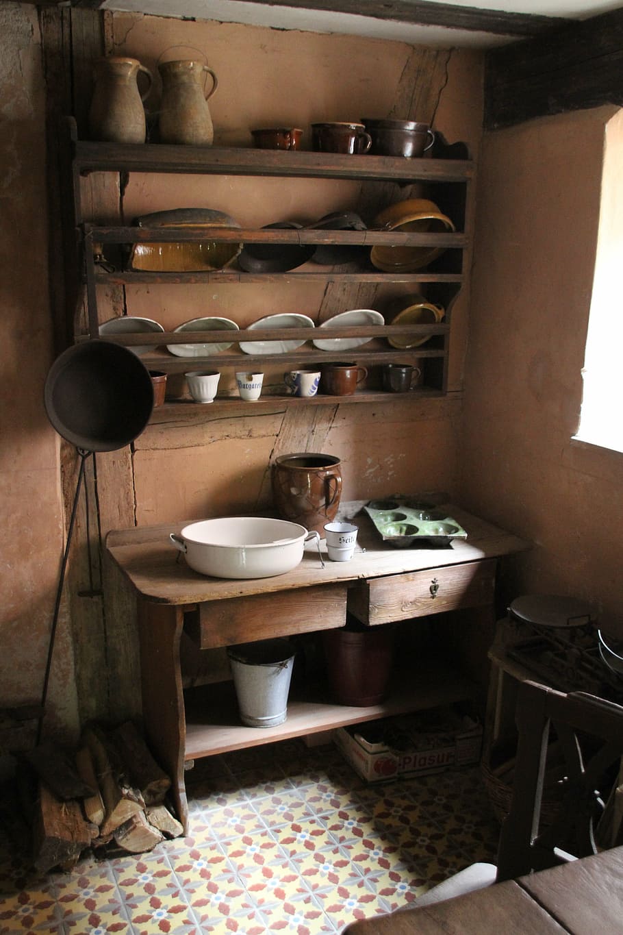 kitchen, old, antique, cook, kitchen appliances, domestic room HD wallpaper