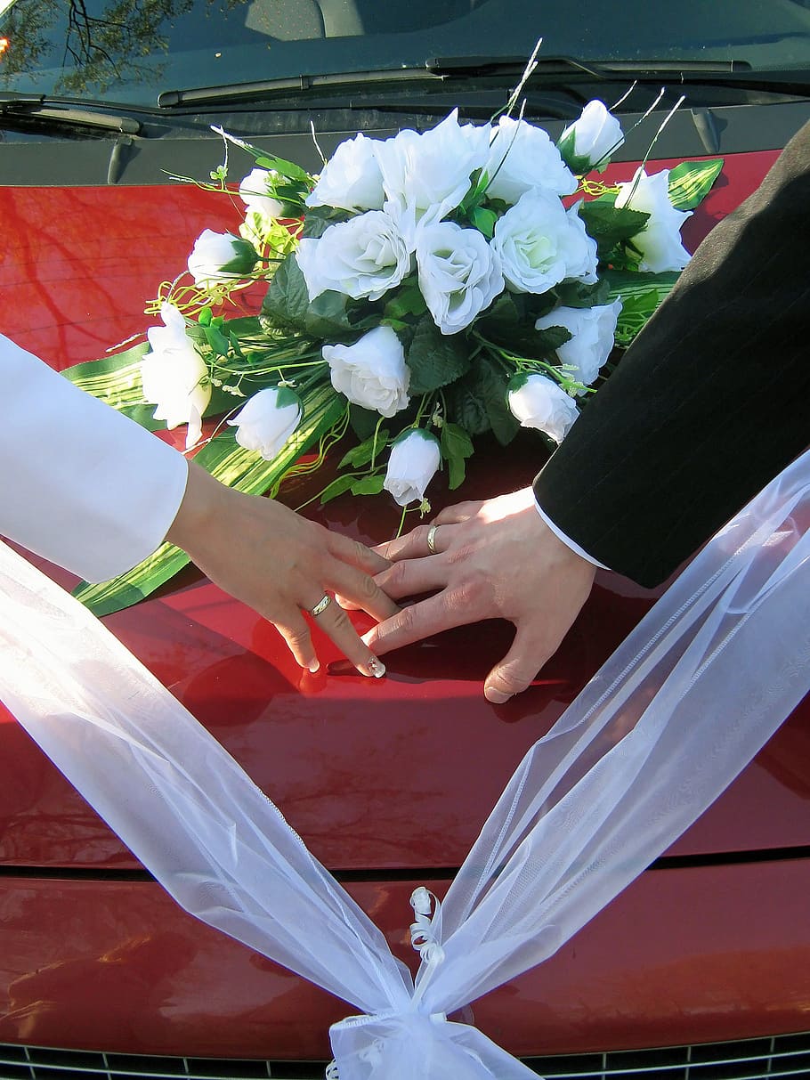 wedding, the ceremony, flowers, flowering plant, real people HD wallpaper