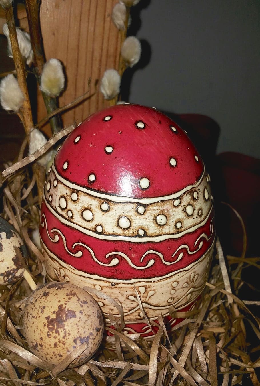 Nest, Easter Egg, easter nest, easter theme, happy easter, easter eggs HD wallpaper