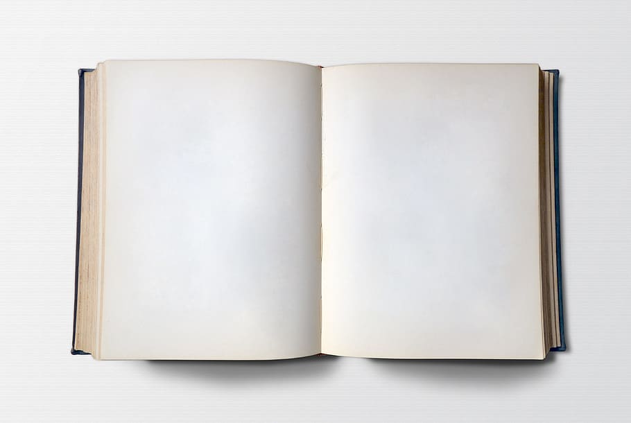 blank book background