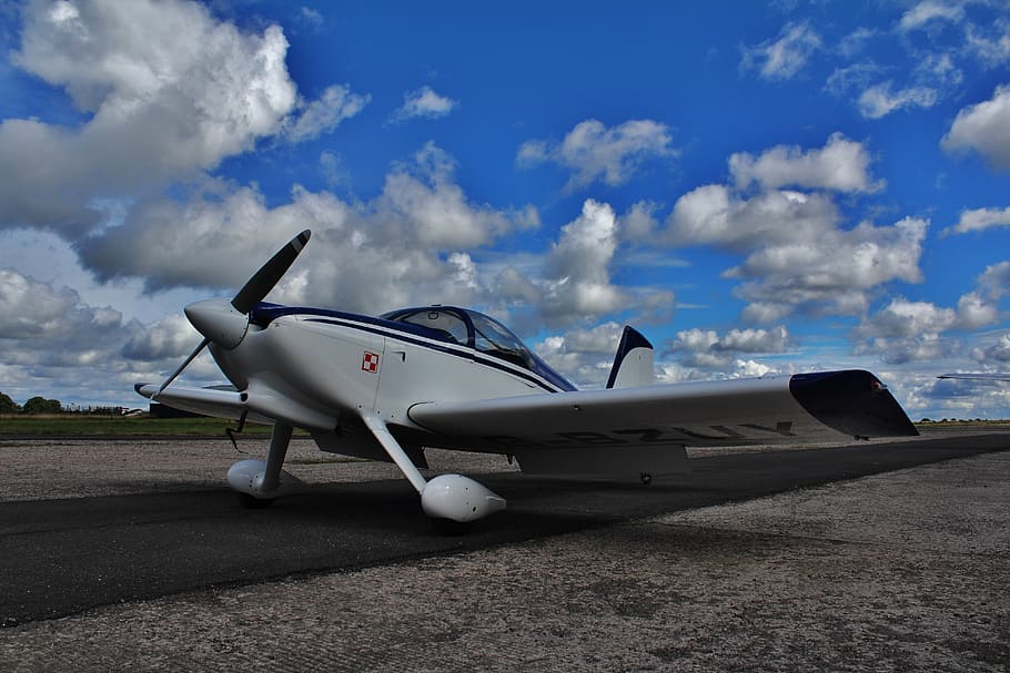 aeroplane, clouds, sky, fly, air vehicle, airplane, cloud - sky HD wallpaper