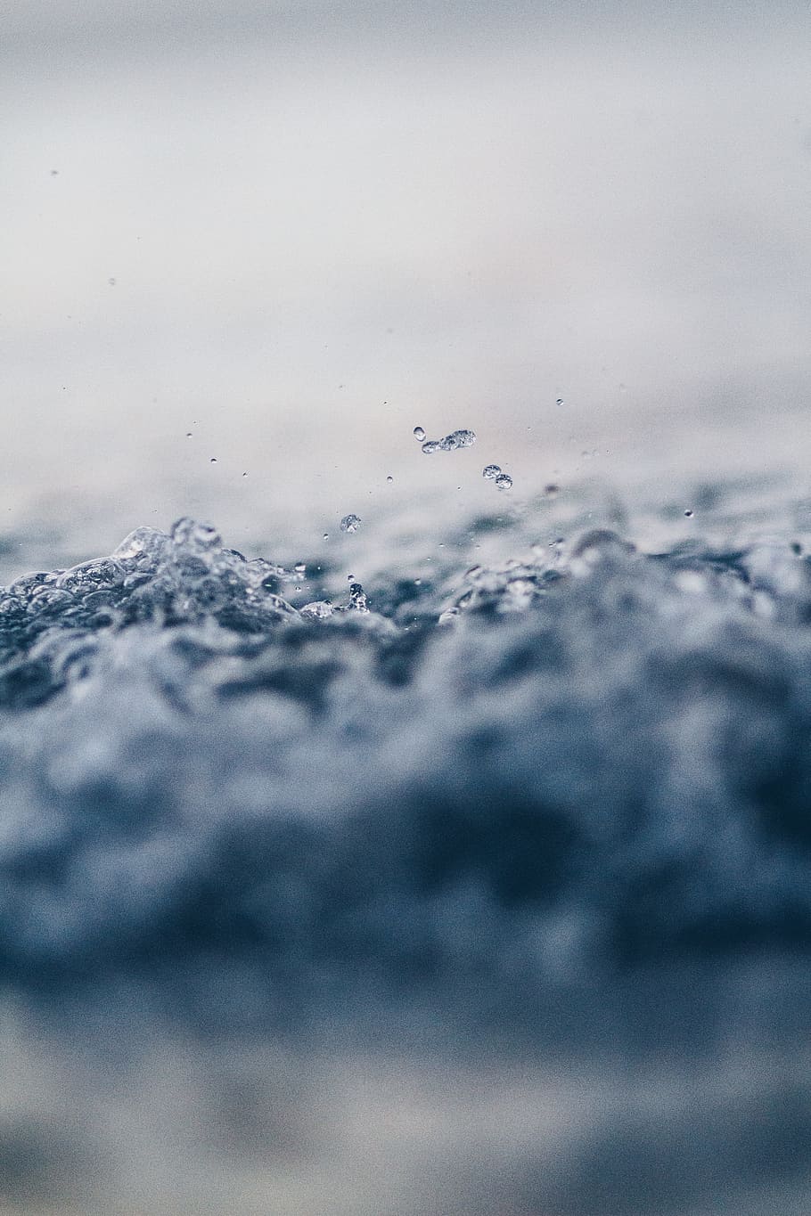 sea, ocean, water, waves, splash, nature, blur, selective focus HD wallpaper