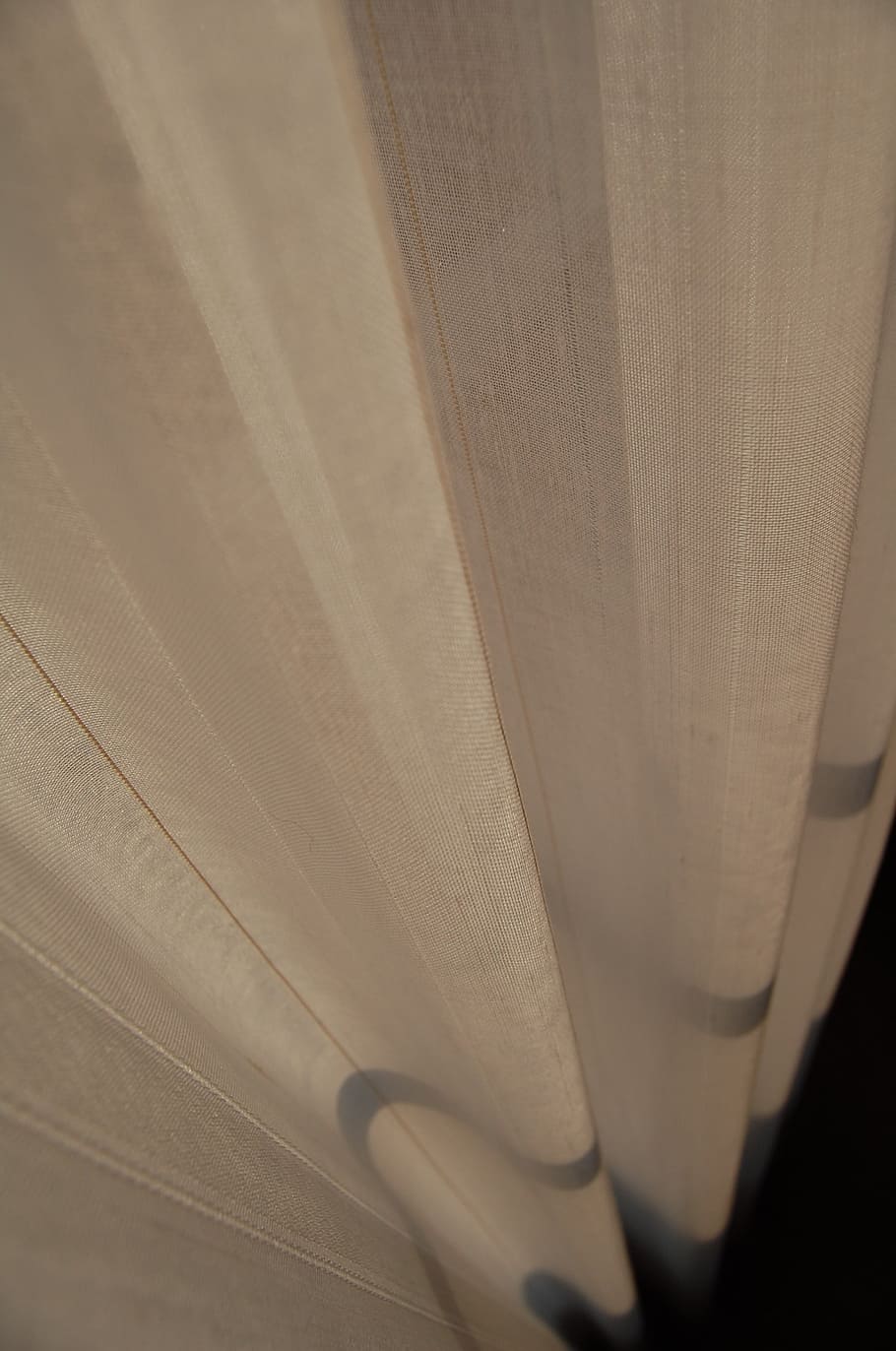 curtain, fabric, tissue, wave, lines, close-up, no people, textile HD wallpaper